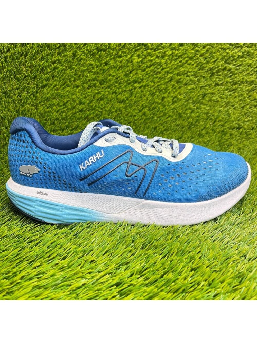 Karhu Ikoni Ortix 2.0 Mens Size 11.5 Blue White Walking Running Shoes Sneakers